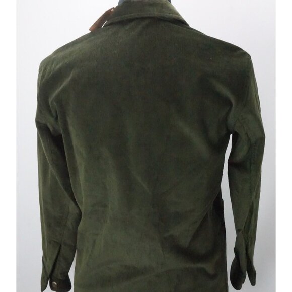 Anderson Sheppard Work Jacket Corduroy Coat Moss Green Sz XXS Brand New - Picture 4 of 8
